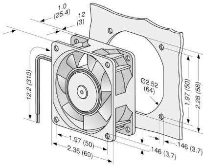 Imagem de Micro Ventilador Compacto 612 NGM Ebmpapst